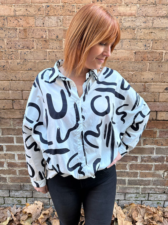 Avonmore Top - White/Black