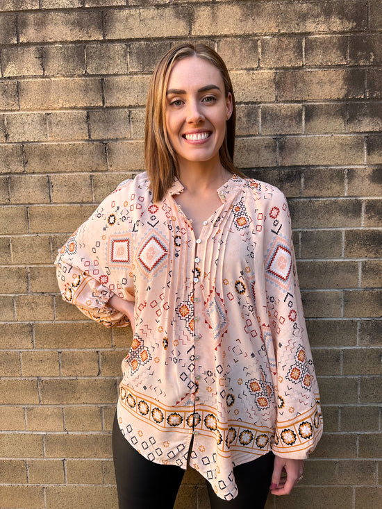 Larnie Blouse - Elsie Print