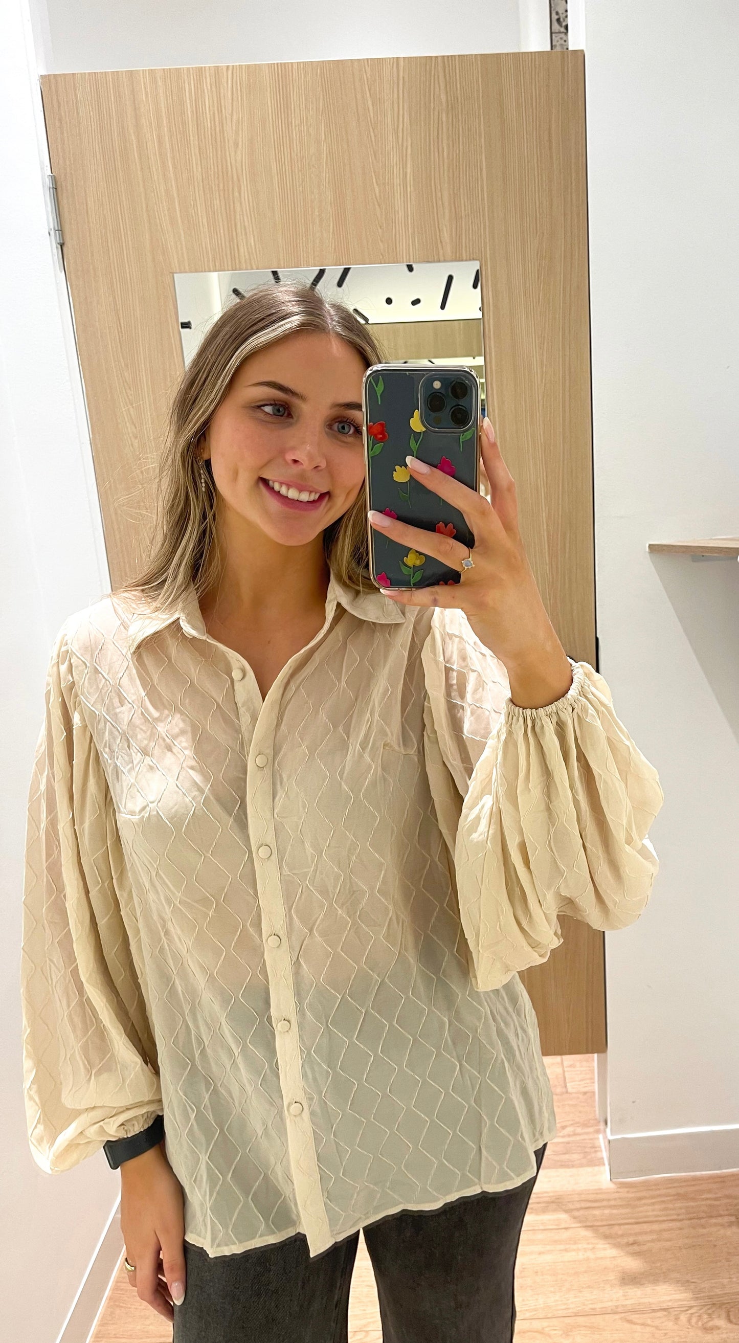 Clarksdale Blouse - Beige