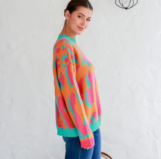 Bright Casta Printed Knit