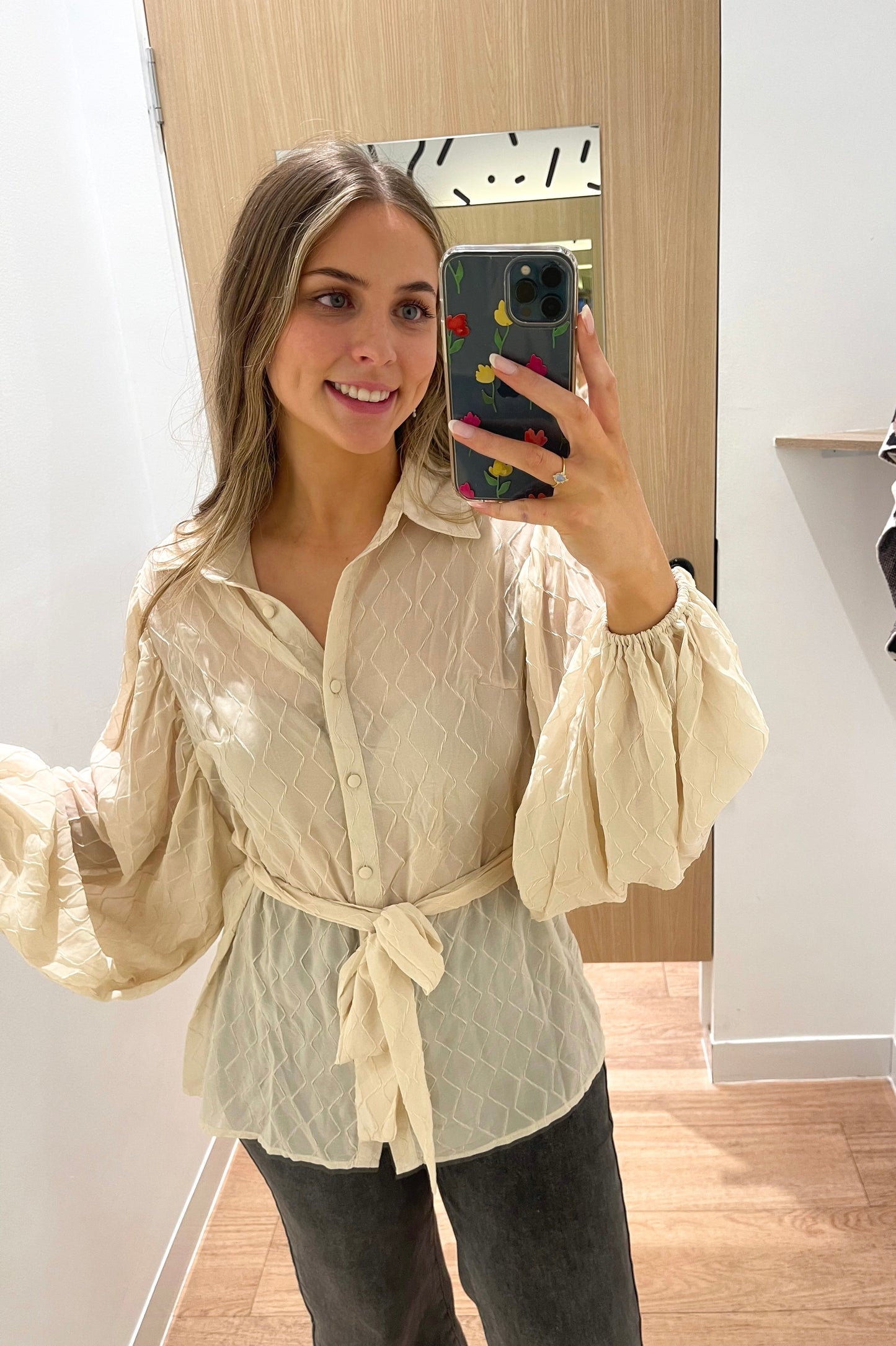 Clarksdale Blouse - Beige