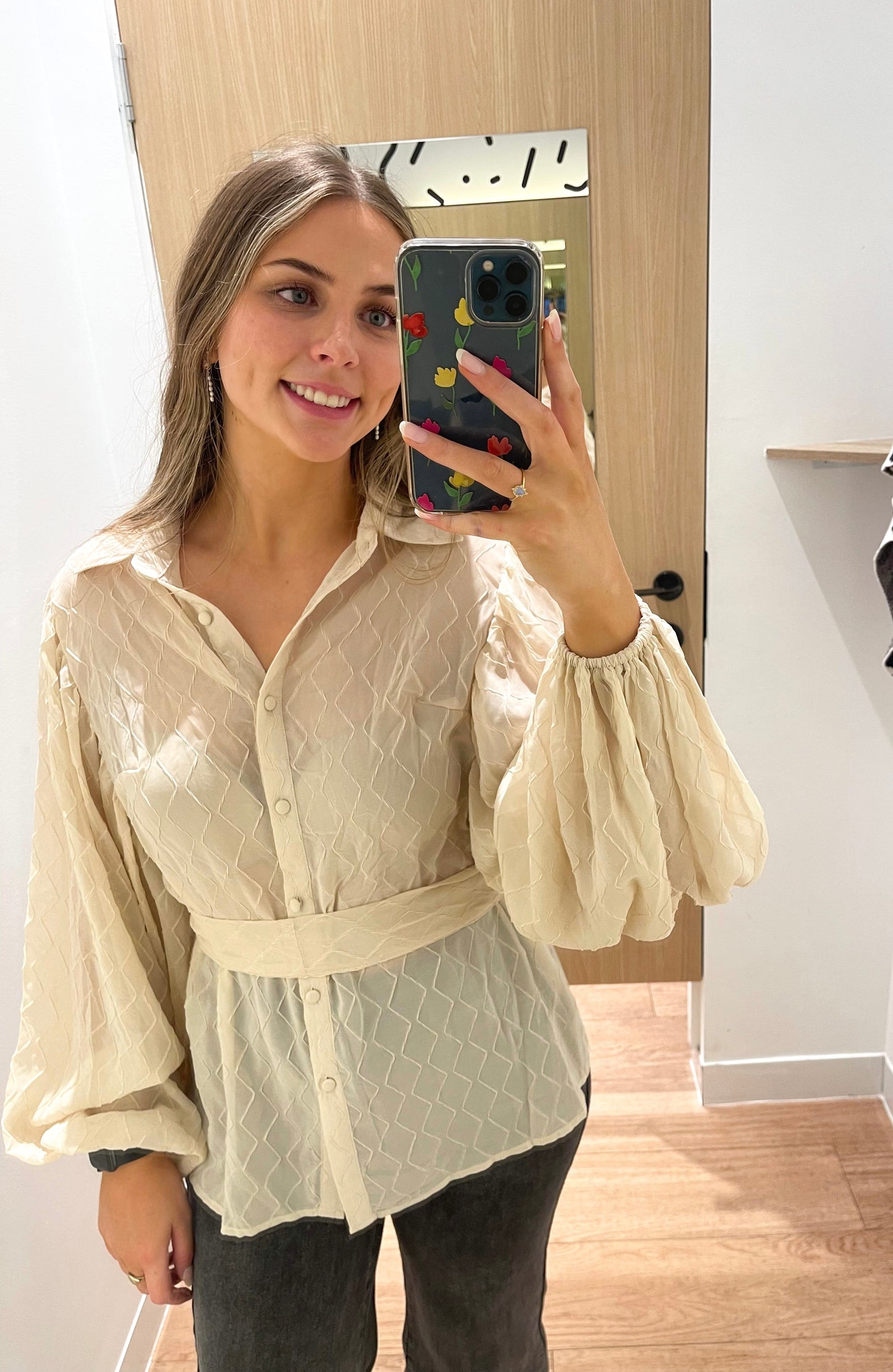 Clarksdale Blouse - Beige