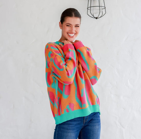 Bright Casta Printed Knit
