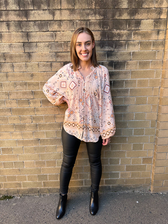 Larnie Blouse - Elsie Print