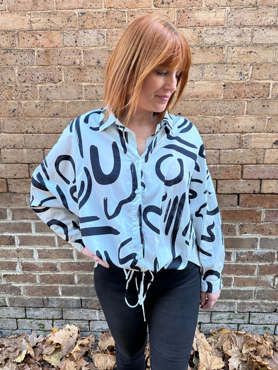 Avonmore Top - White/Black