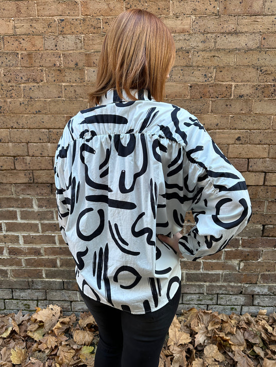Avonmore Top - White/Black