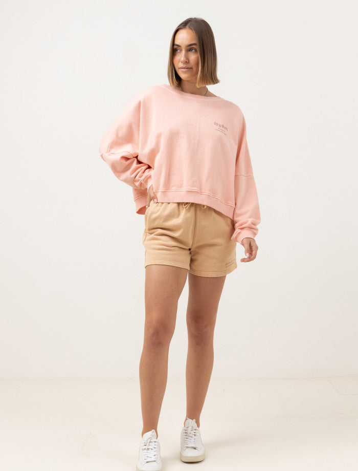 Rhythm Core Slouch Fleece - Pink Salt