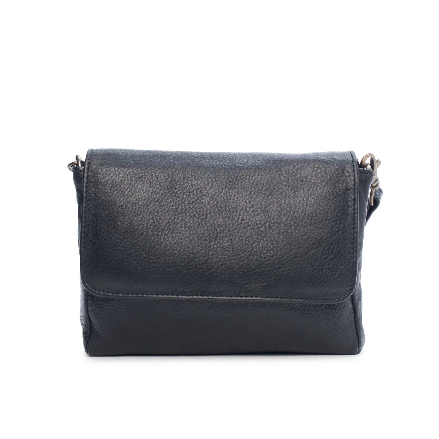 Dusky Robin Leather Sara Bag - Black