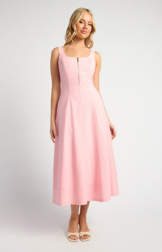 Parkes Panel Dress - Pink