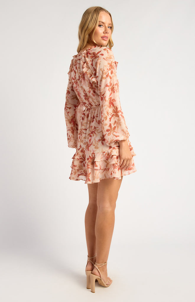 Osawick Floral Dress - Amber