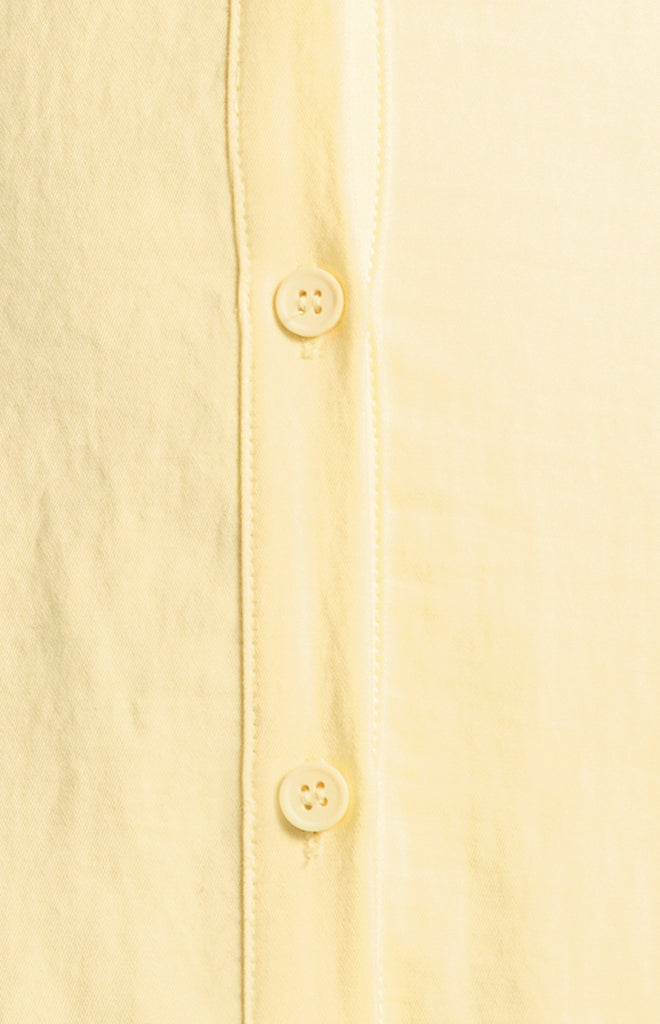 Tasmera Lace Up Back Dress - Lemon