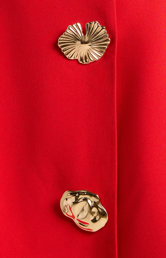 Noosand Strapless Dress - Red