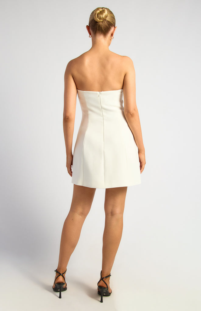 Noosand Strapless Dress - White