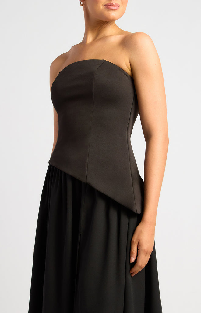Avillmere Strapless Maxi Dress - Black