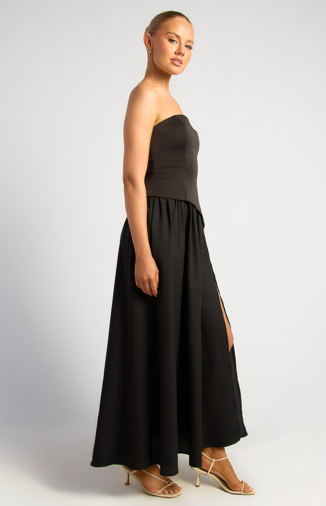 Avillmere Strapless Maxi Dress - Black