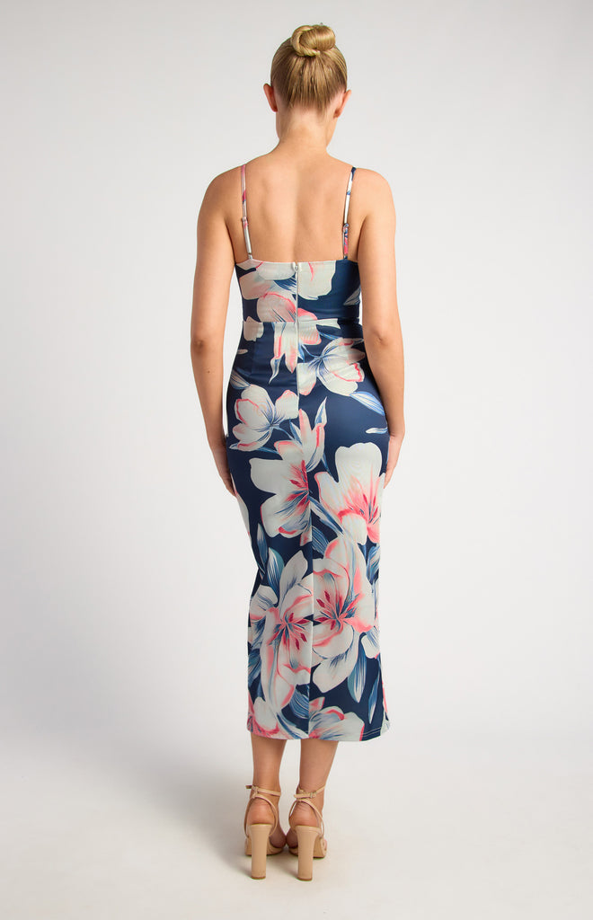 Carl Dress - Navy Floral