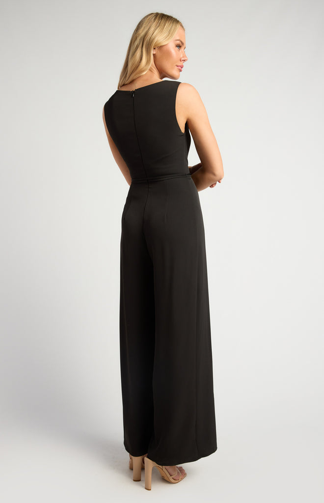 Toonloma Pleated Jumpsuit - Black