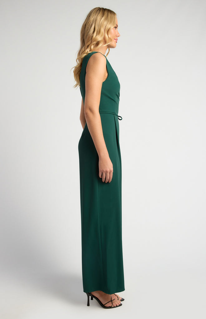 Toonloma Pleated Jumpsuit - Emerald