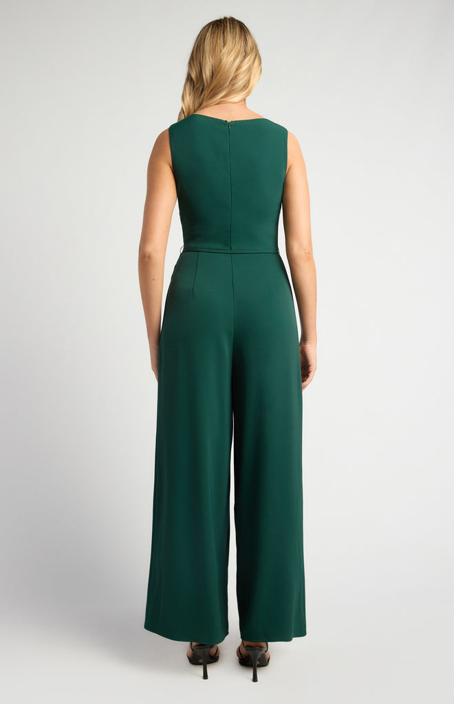 Toonloma Pleated Jumpsuit - Emerald