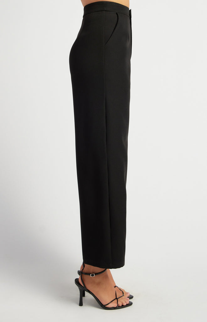 Atineck Straight Leg Pants - Black