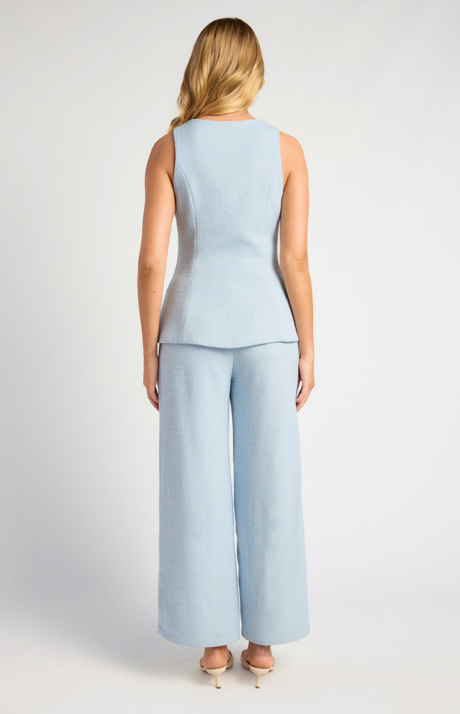 Dibola Top And Pant Set - Pale Blue
