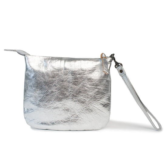 Dusky Robin Leather Castle In The Sky Bag - Silver