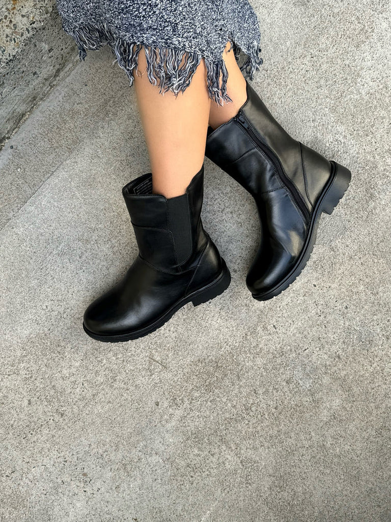 Summer Boot Black Human Laurie Claire Boutique