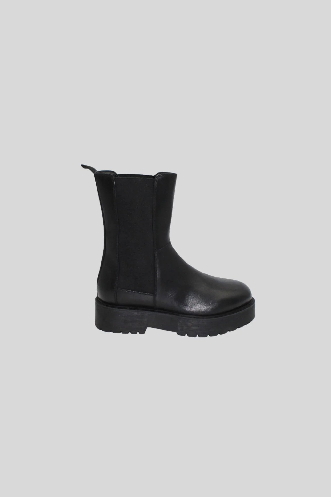 Human Dacia Boot - Black Leather