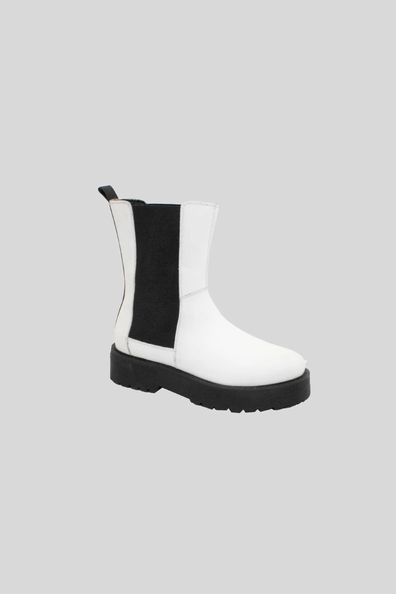 Human Dacia Boot - White Leather