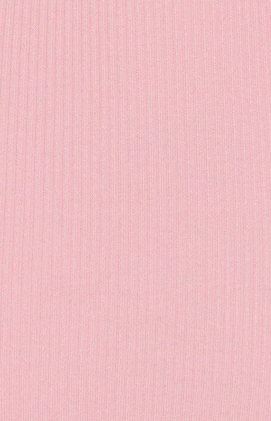 Rockbury One Shoulder Knit Midi Dress - Pink