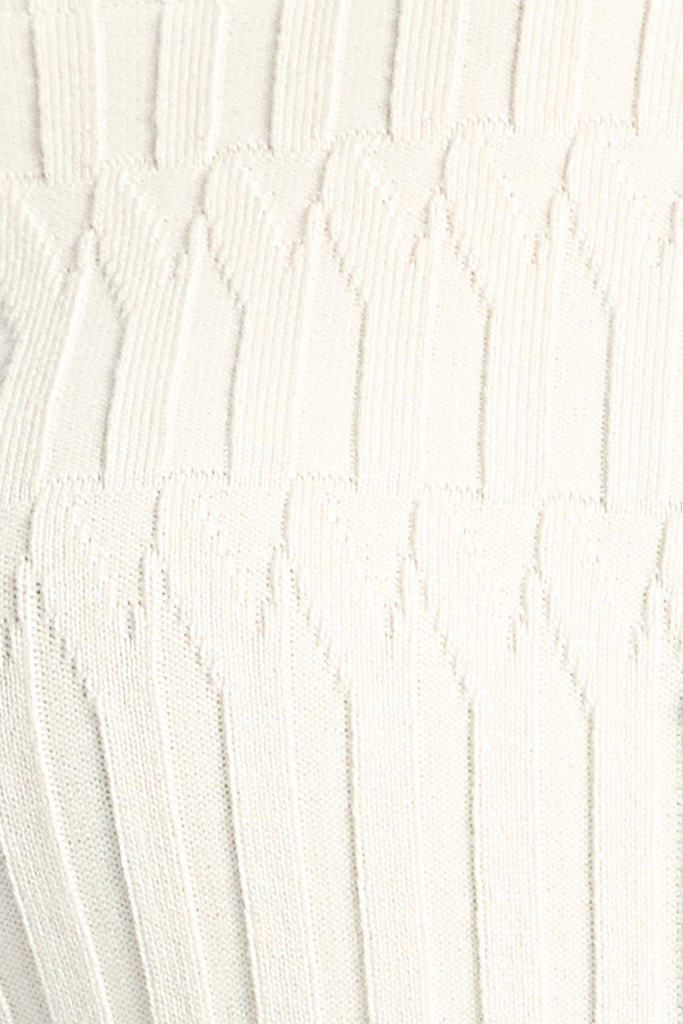 Coriah Off Shoulder Knit/Top - White