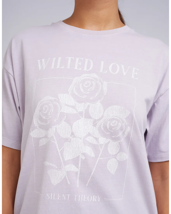 Silent Theory Wilted Tie Tee - Purple