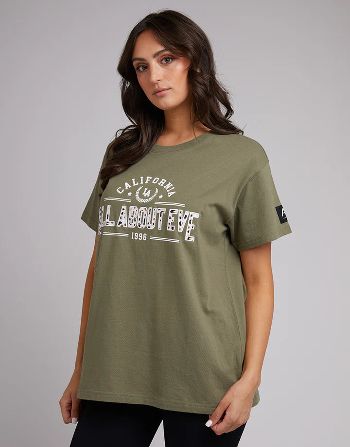 All About Eve Anderson Sports Tee - Khaki