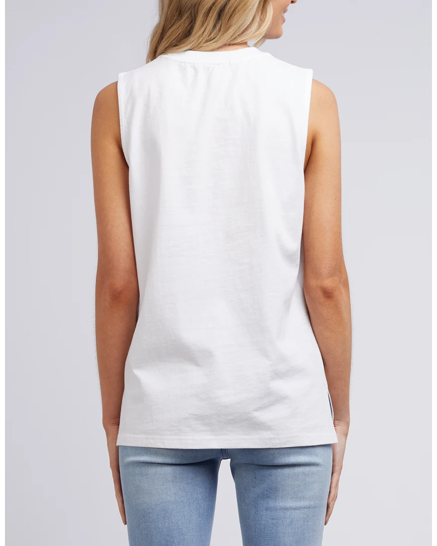 AAE Washed Muscle - White