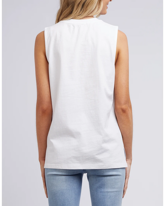 AAE Washed Muscle - White