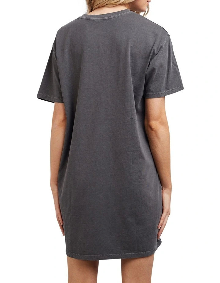 All About Eve Romi Tee Dress - Charcoal