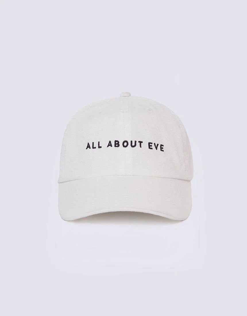 All About Eve Washed Cap - White