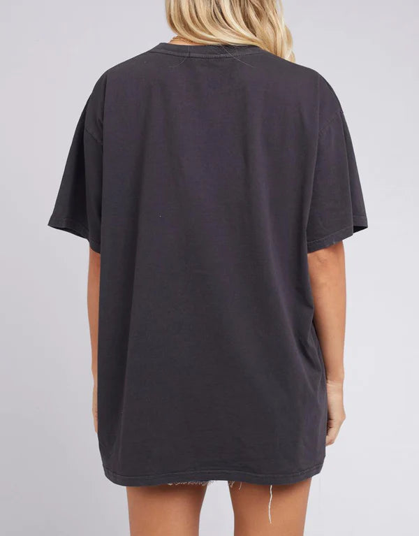 All About Eve American Eagle Tee - Washed Black