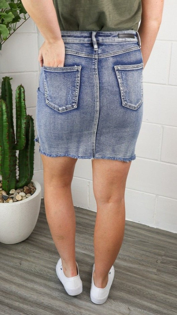 Jackson Skirt - Blue Denim