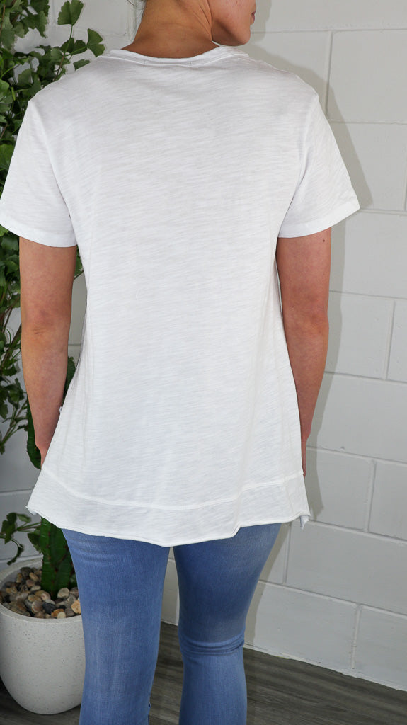 3rd Story Austin Tee  - White
