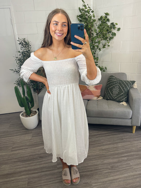Oh My My Midi Dress - White