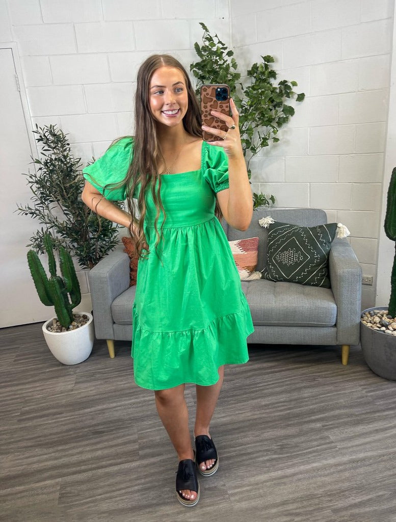 Feel It Dress - Apple