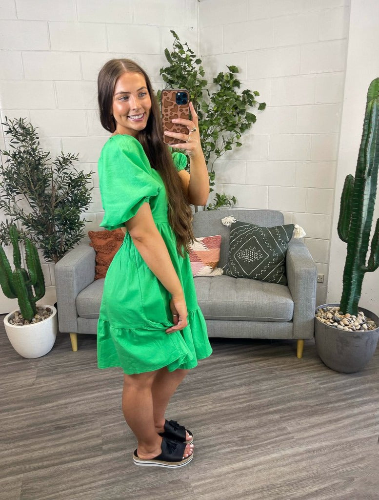 Feel It Dress - Apple