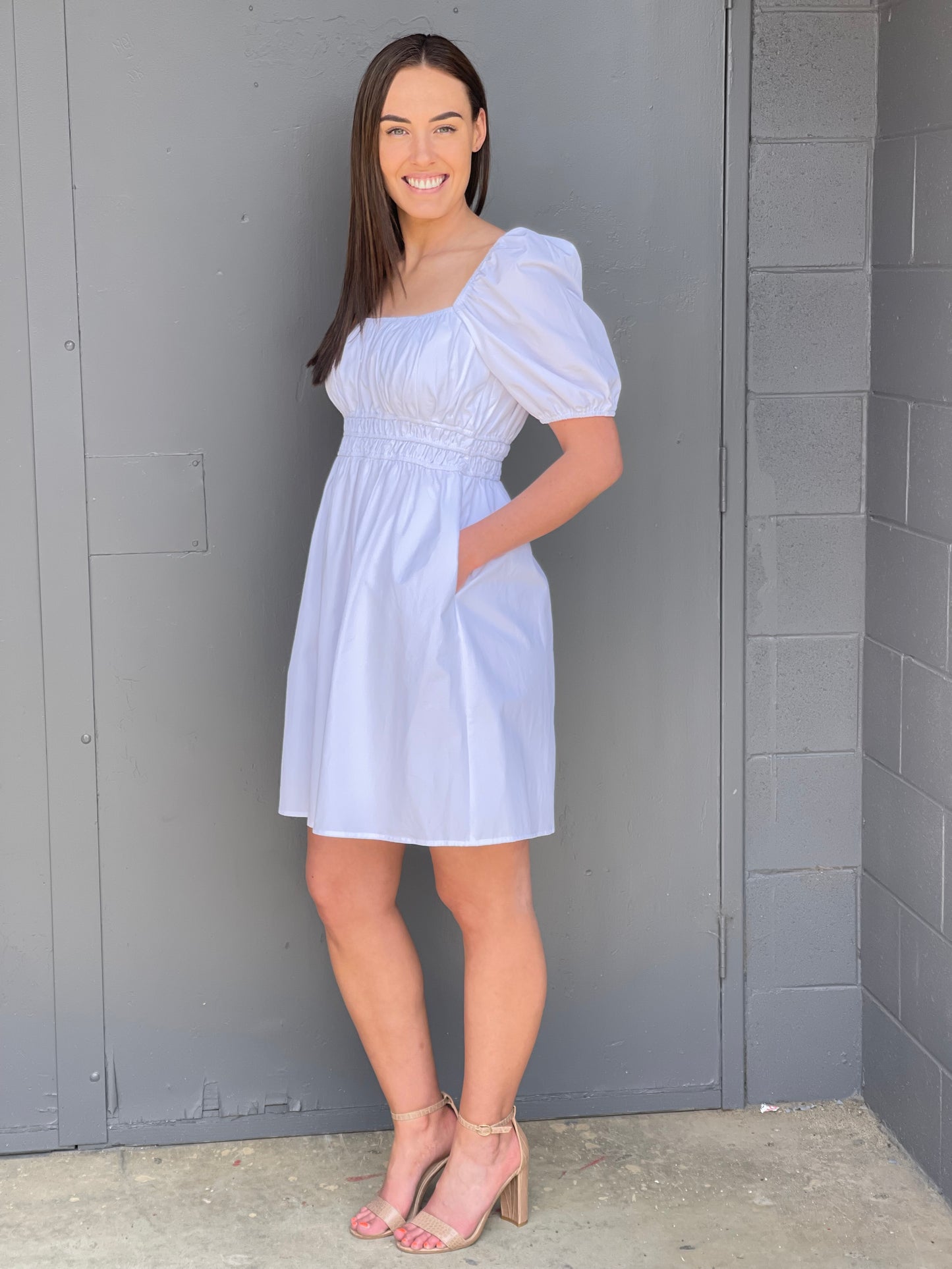 You & Me Dress - White