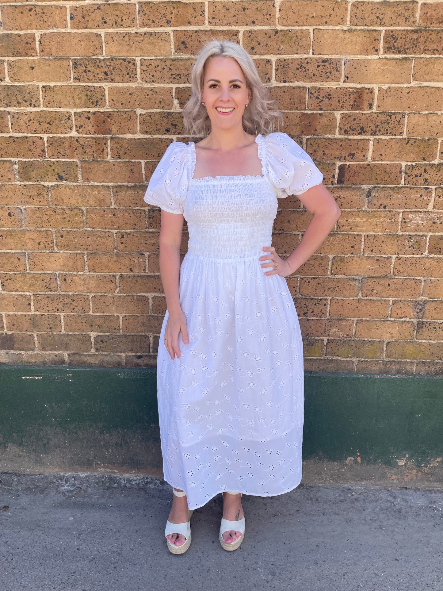 All About Eve Olivia Midi Dress - White