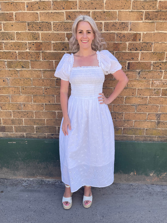 All About Eve Olivia Midi Dress - White