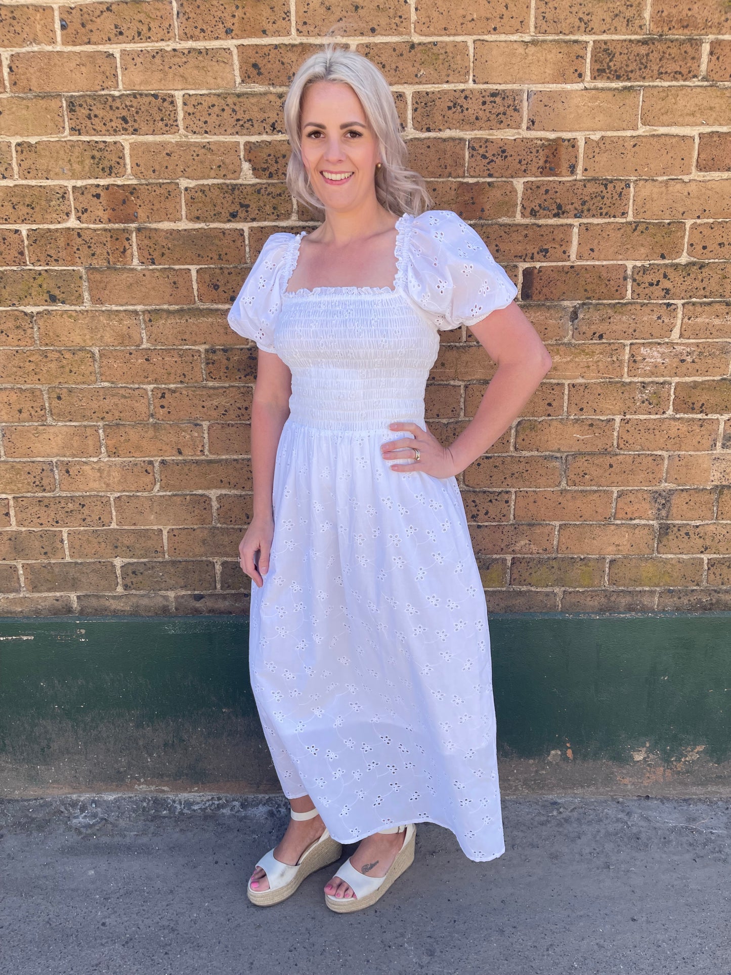All About Eve Olivia Midi Dress - White