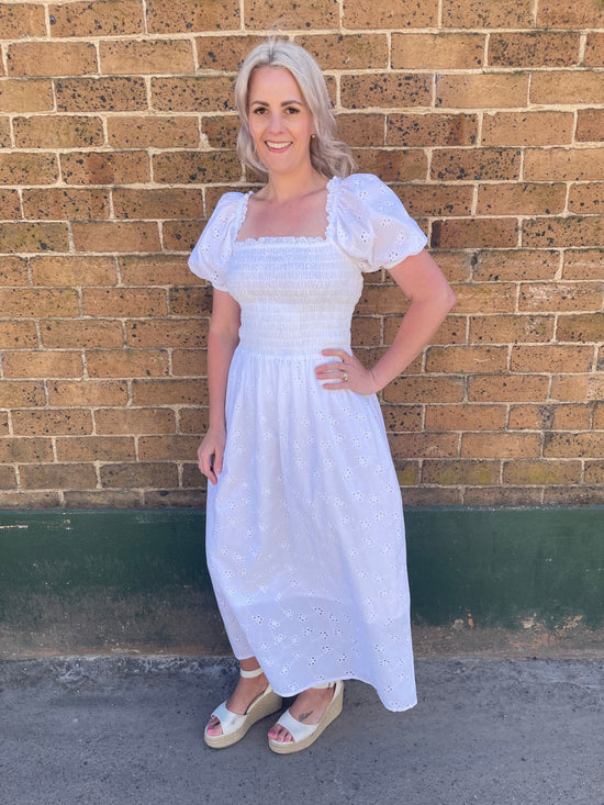 All About Eve Olivia Midi Dress - White