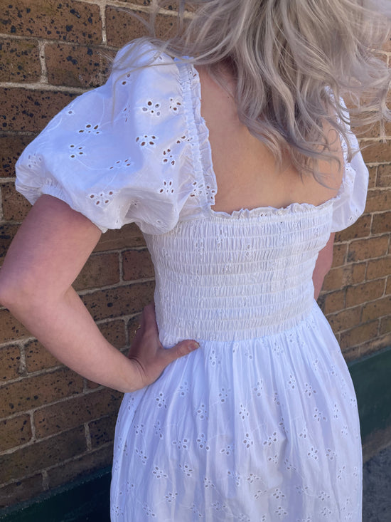 All About Eve Olivia Midi Dress - White
