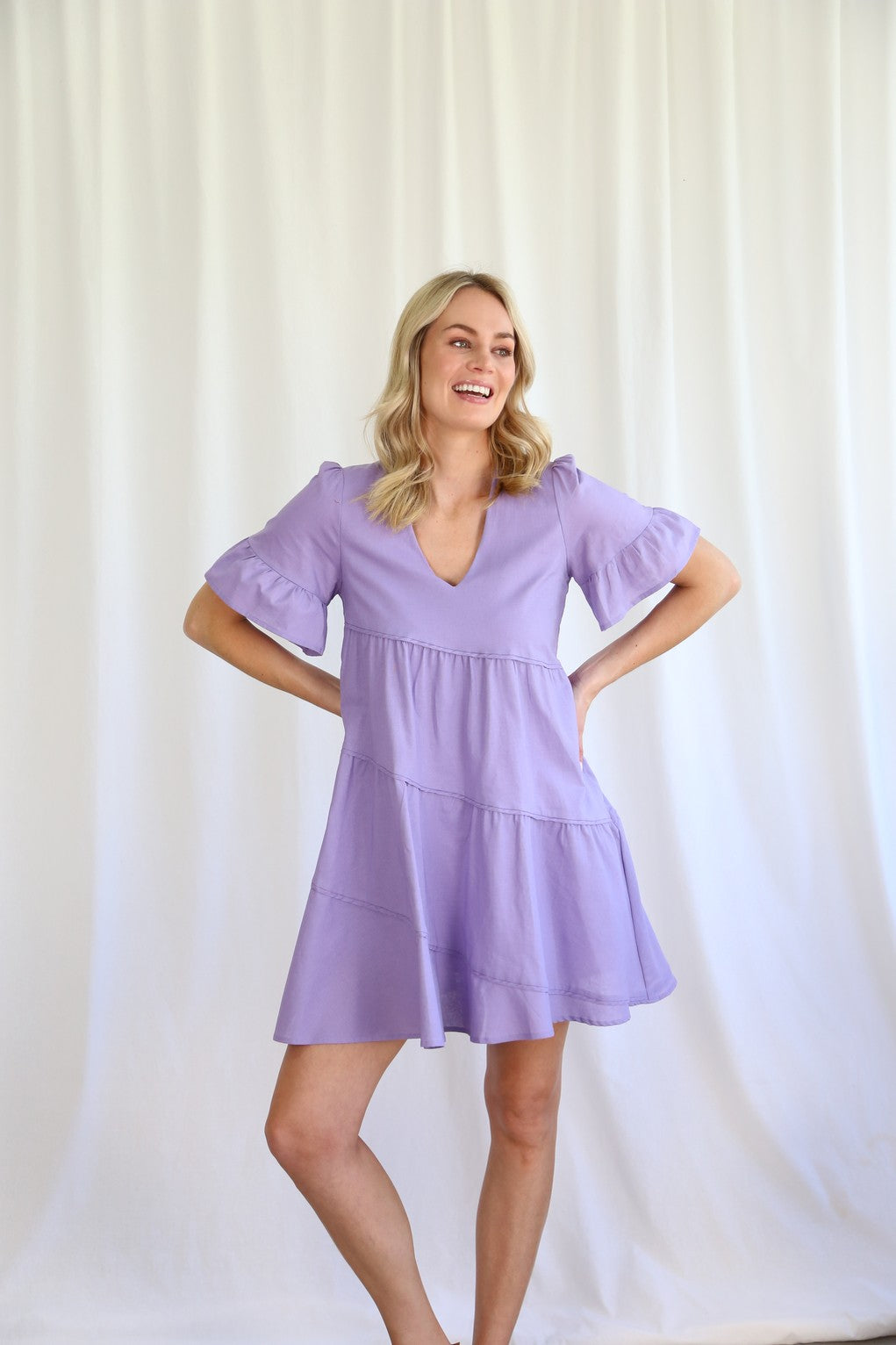 Load image into Gallery viewer, Palmdale Dress - Purple
